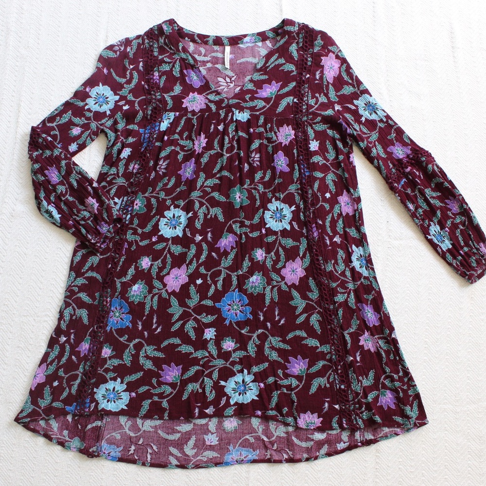 Fall boutique dress - high/low